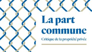 Couverture du livre "La part commune, critique de la propriété privée", par Pierre Crétois, aux éditions Amsterdam.